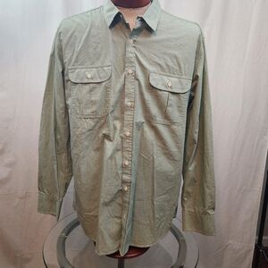 Old Navy Men's Light Green Casual Shirt